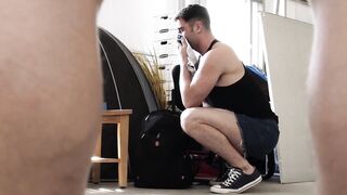 Young man deepthroats a dick before raw fucking his partner