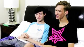 Skinny homos take turns fucking each other raw and hardcore