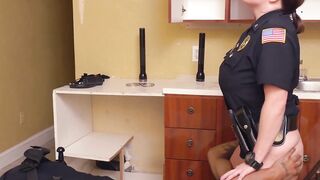 Dominant police ladies interrogate suspects BBC