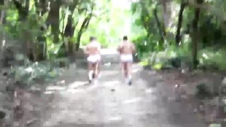 Hardcore anal sex outdoor with sexy ass soldier for you