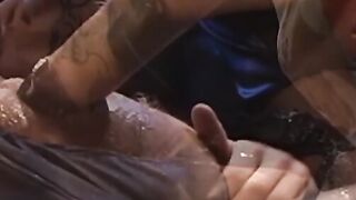 He makes Matthieu's hole sing like a violin, and then he takes Matthieu's huge hand i