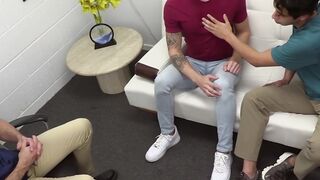 Marco Napoli gives Gabe Bradshaw and Des Irez tight ass a nice fuck