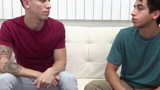 Marco Napoli gives Gabe Bradshaw and Des Irez tight ass a nice fuck