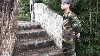 Jordi Leonard catches Rick Lennon playing with a dildo and fucks him