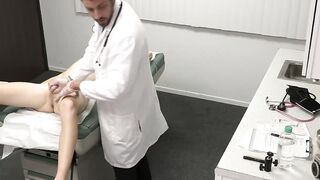 Hunk Johnny Ford shows Jack Bailey a new procedure involving a willing ass to cure im