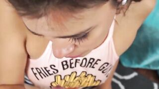 TeensFuckingDads.com - Dad drills stepdaughter doggystyle and gives her facial
