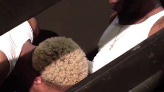 Blond black jock Phoenix craves for BBC so his buddy Slicc takes his meaty monster ou
