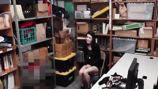 ShopliftersPunished.com - Teen thief Ivy Aura punished hard riding big strong dick de