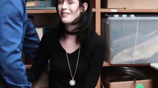 ShopliftersPunished.com - Teen thief Ivy Aura punished hard riding big strong dick de