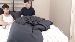 Jock Rick Fantana allowed his kinky stepcousin to swallow his dong whole