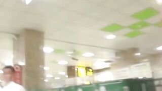 NipponPissTV.com - Amateur Oriental businesswoman caught pissing by voyeur in public