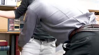Horny Big Black Cocked Guard Caught Himself a Cute Perp Hoe 2