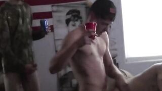Snapbacked teen fucks the hell out of a twink