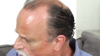 Teen craves for an old cock and receives it with pleasure