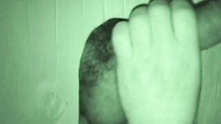 BobAuntie.com - Bearded fat fucker swallows a big hairy glory hole cock vigorously