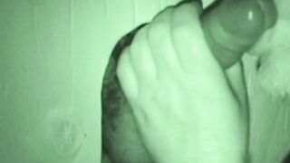 BobAuntie.com - Bearded fat fucker swallows a big hairy glory hole cock vigorously