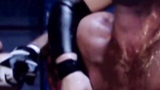 MuscleJockBound.com - Inked hunk choked and dominated in a rough BDSM match, defeated