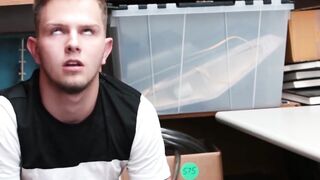 BoyPunish.com - Inked shoplifter's explosive cumshot while being raw fucked hard and