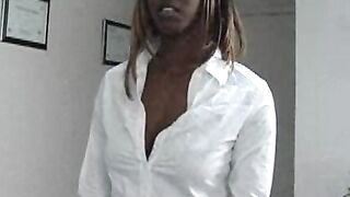 Ebony teen schoolgirl dicked by pervy mature principal