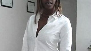 Ebony teen schoolgirl dicked by pervy mature principal
