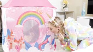 Tattooed blonde Chloe Temple moans during intense taboo fuck