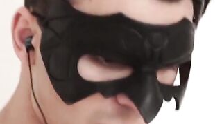 MaskXXX.com - Big dick striper Nick Vargas's jacking off the proper way solo