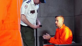 InfernoDungeon.com - Blond inmate's raw double fisting domination over two prisoners