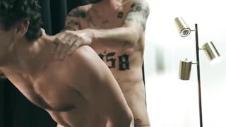 DisruptiveMovie.com - Boss Chris Damned marks stepdad Dale Savage with cum for stepso