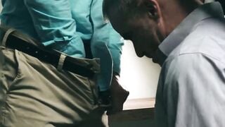 DisruptiveMovie.com - Boss Chris Damned marks stepdad Dale Savage with cum for stepso