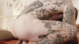 Busty babe Kitana Lure creampied by her tattooed husband