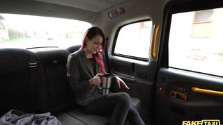 Fake Taxi Cindy Shine pays for cleaning bill with her snatch