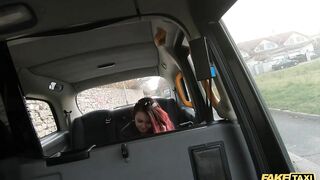 Fake Taxi Cindy Shine pays for cleaning bill with her snatch