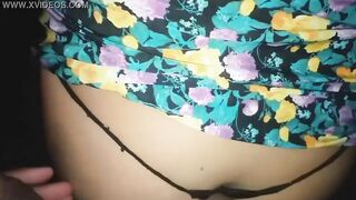 My cousin rebeca's long booty drives me filthy and I fill her butt with cum