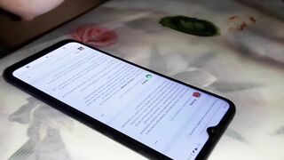 My Lover uses her phone with long breasts - Dyke Illusion Girls