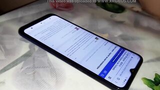 My Lover uses her phone with long breasts - Dyke Illusion Girls
