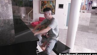 RealMomExposed - goddess Stepmom Rachel Cavalli Helps Out Distracted Stepson