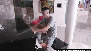 RealMomExposed - goddess Stepmom Rachel Cavalli Helps Out Distracted Stepson