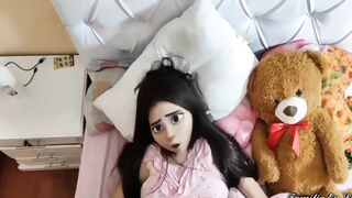 My New Pure Step Daughter into Pink - Eighteen Falls Inside the Hands of Her Filthy Stepdad