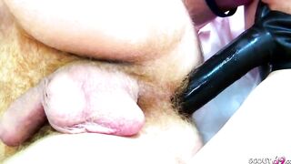 RARE PEGGING AND RIMJOB SEX – SKINNY BIMBOS WITH BI-CURIOUS BOY