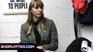 Hottie Huge Boobs Store Associate Lets The Security Guard Stretch Her Juicy Snatch To Avoid Fine