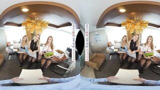 Erotic America - Slutty coworkers, Kayley Gunner, Kenzie Taylor, & Skylar Snow, will do anything to got out of work early and enjoy the Labor Day weekend