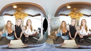 Erotic America - Slutty coworkers, Kayley Gunner, Kenzie Taylor, & Skylar Snow, will do anything to got out of work early and enjoy the Labor Day weekend