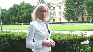 Turned On blonde teenie star getting big black cock!