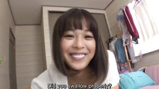Half Japanese half Thai JAV amateur offer fellatio