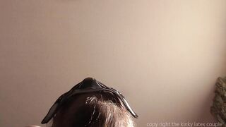 banged! into rubber and throat plowed