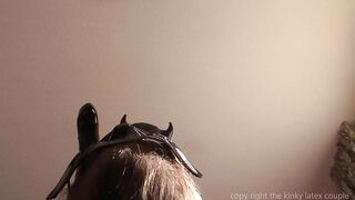 banged! into rubber and throat plowed