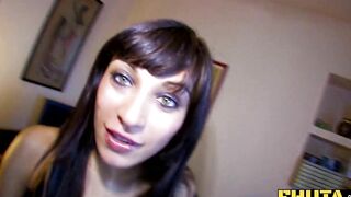 FHUTA -  French Gabrielle Neva Takes It From The Back Door Inside The Kitchen