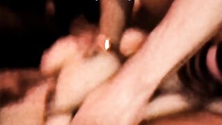 Luvs2cumm69 tittyfucking licking vagina and fucking his irresistible blond huge tit sex doll and jizzes on her of course