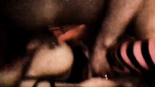 Luvs2cumm69 tittyfucking licking vagina and fucking his irresistible blond huge tit sex doll and jizzes on her of course