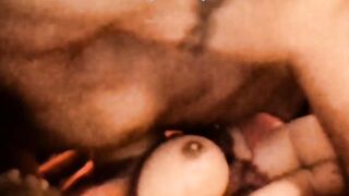 Luvs2cumm69 tittyfucking licking vagina and fucking his irresistible blond huge tit sex doll and jizzes on her of course
